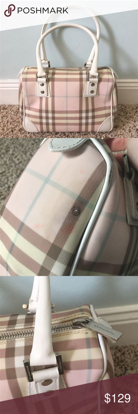 pink plaid burberry purse|burberry pink plaid handbag.